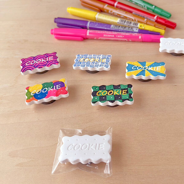 子供向け ワークショップ向け工作キット（お絵かきクッキーマグネット）